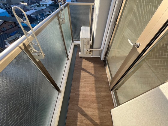 バルコニー　※別部屋の写真です