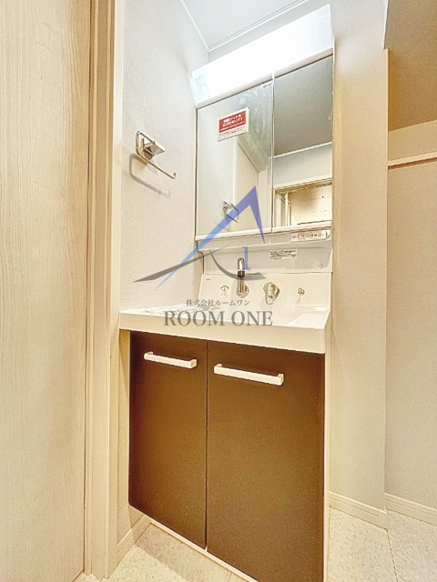 洗面設備　洗面台です。