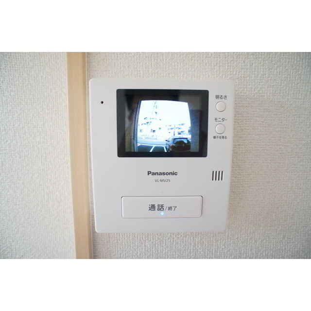 セキュリティ　不意の来客にも安心ですね