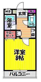 プロスパーハイツ古市の間取り写真