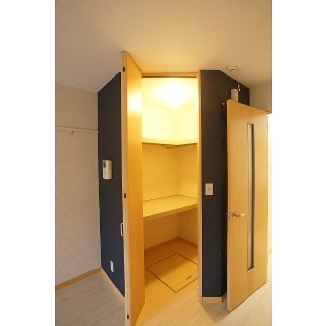 収納　嬉しいウォークイン付のお部屋！