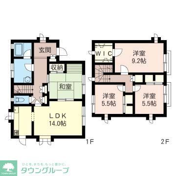 小田急江ノ島線 鵠沼海岸駅 徒歩5分 2階建 築38年の間取り写真