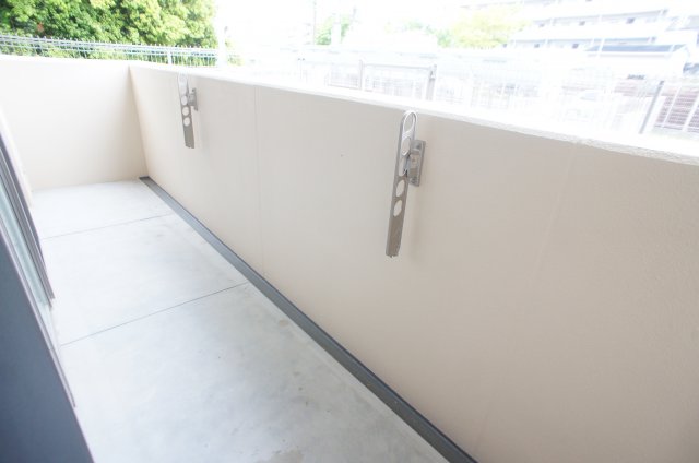 バルコニー　落ち着いた時間を過ごせるバルコニーです