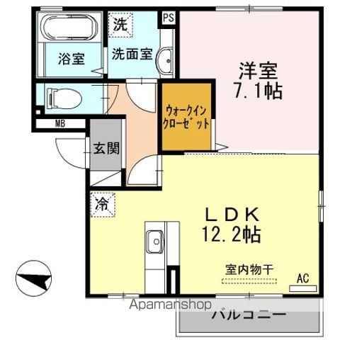上越新幹線 新潟駅 徒歩19分 3階建 築12年の間取り写真