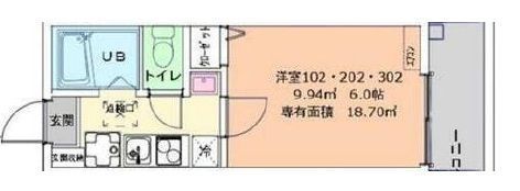 T-flat東戸塚の間取り写真