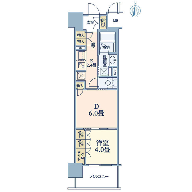ブランズ大阪本町の間取り写真