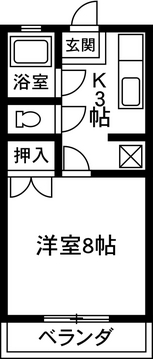 太田市藤阿久町のアパートの間取り