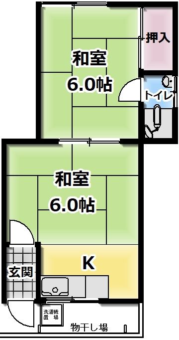 イサマンションの間取り