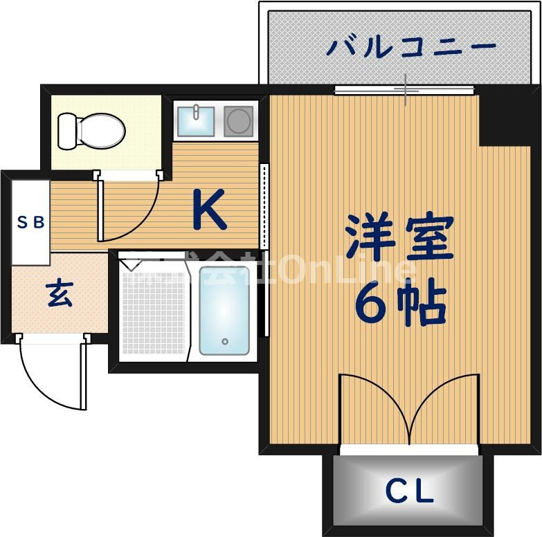 エンゼルハイツ小阪本町の間取り