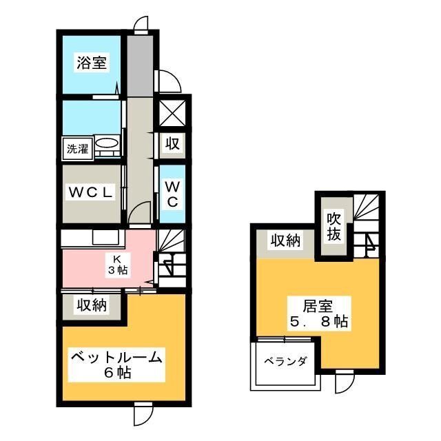 ｅｌｍ－Ｃ－　（エルム　シー）の間取り