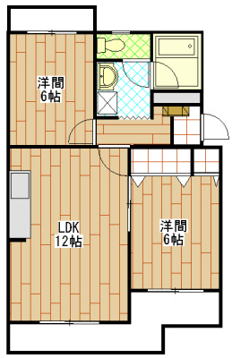 サントピアIIの間取り