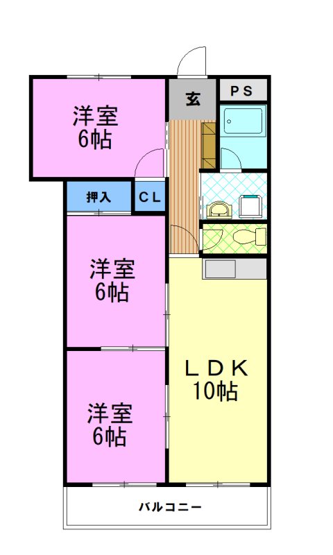 グレイス城東の間取り