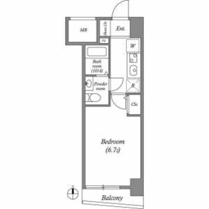 SERENiTE本町refletの間取り