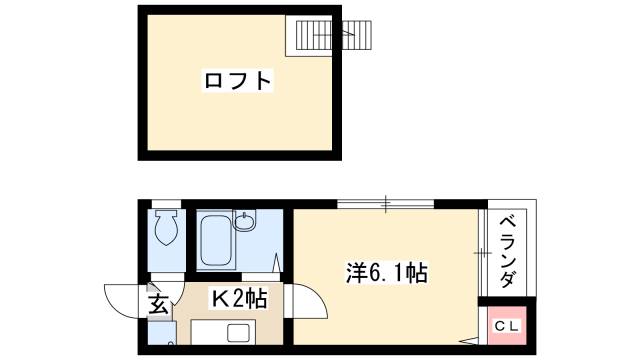 クレードル中村公園の間取り