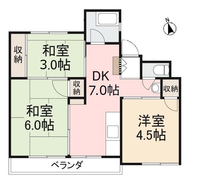 平成マンションの間取り