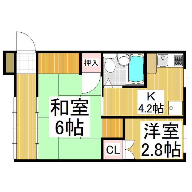 ハイツエールの間取り