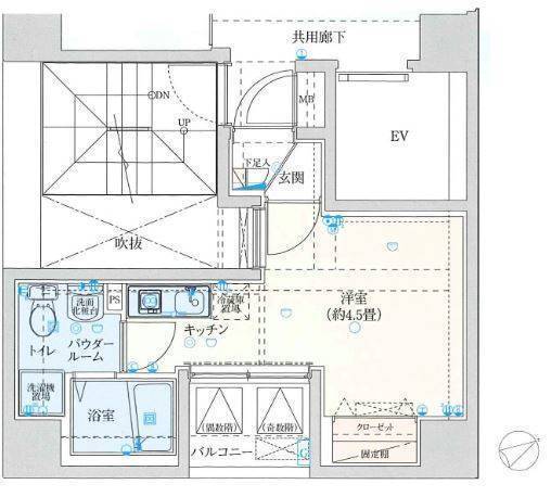 【バージュアル横濱鶴見IIの間取り】