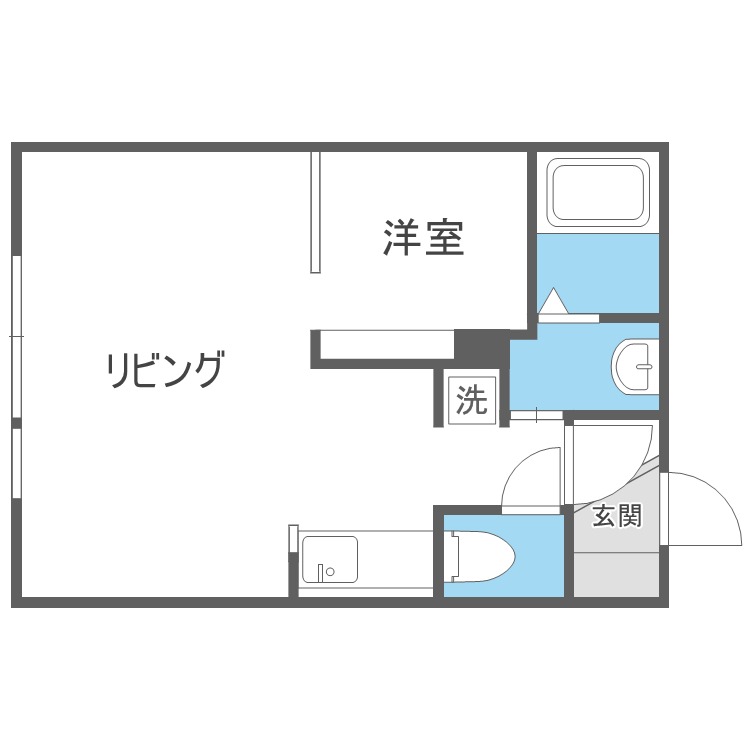 リアライズ南平岸の間取り