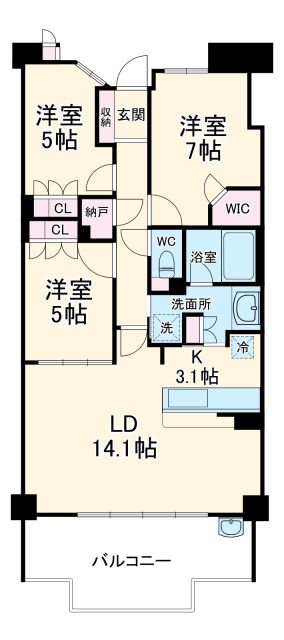 アネシア一社の間取り