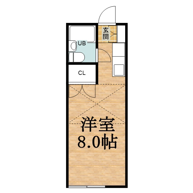 市原市ちはら台東のアパートの間取り