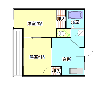 フレンドハイツの間取り