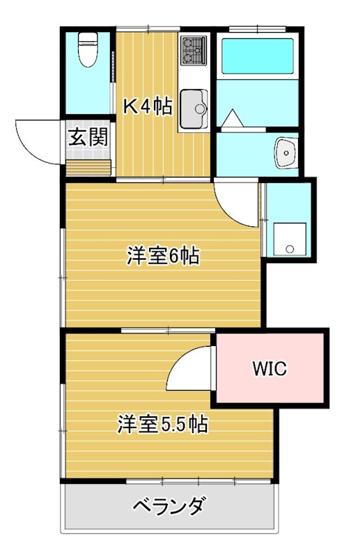 常盤荘の間取り