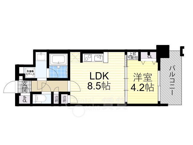 リッツ新大阪プレミアムの間取り