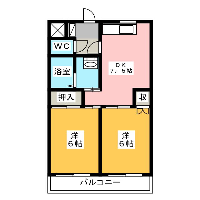 上島やよいマンションの間取り