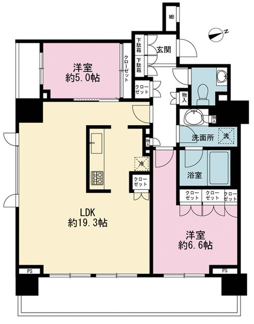 ウェリス六本木の間取り