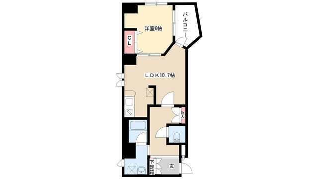 AHマンション泉の間取り