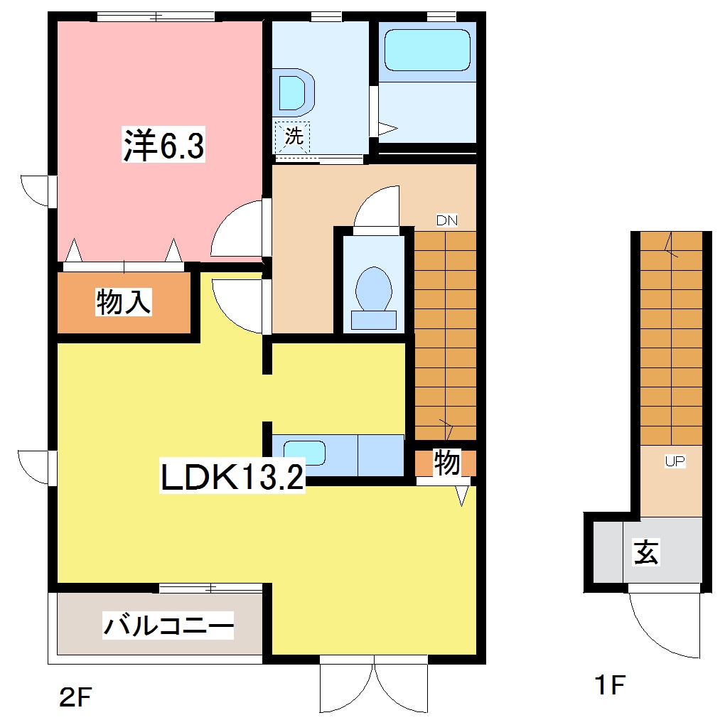 メゾンプレアデスの間取り