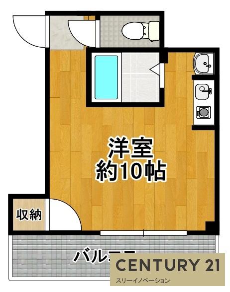 寄川マンションの間取り