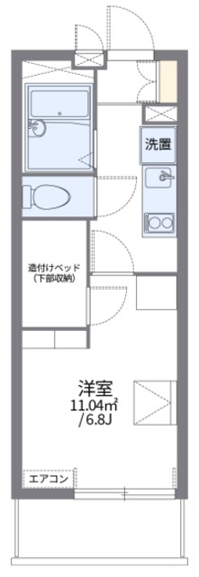 レオパレス洛の間取り