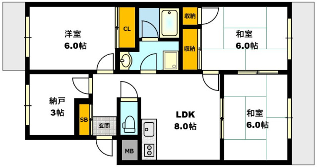 グリーン栄松園の間取り