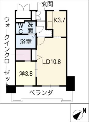 シャトー大豊の間取り