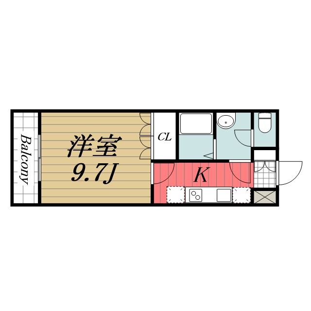 成田市久住中央のマンションの間取り