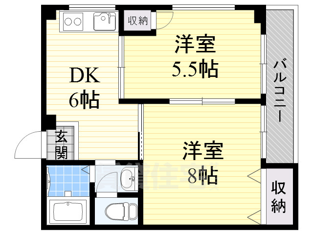 メゾン天の川の間取り