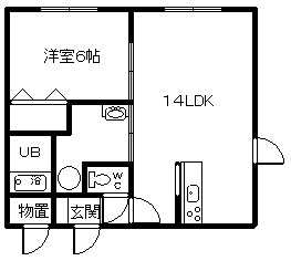 キューブVIIの間取り