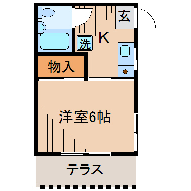 コーポセブンの間取り