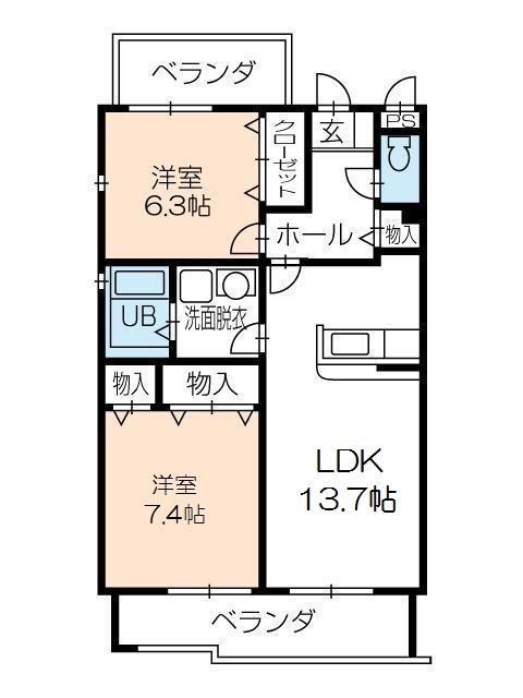 グランシャリオの間取り