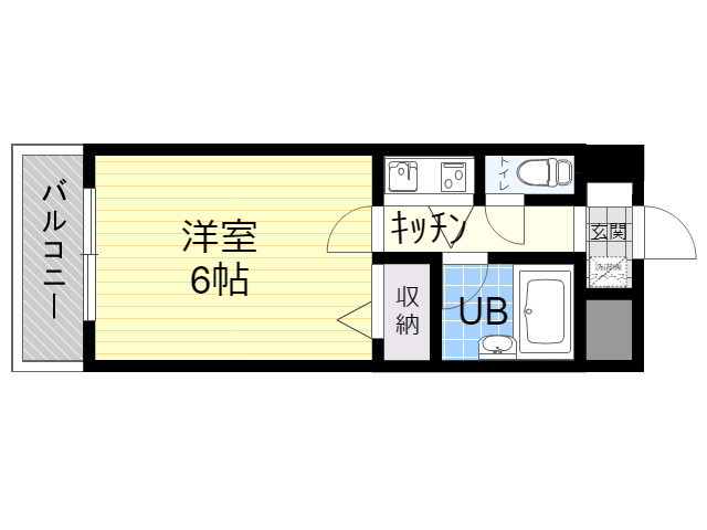 朝日プラザ中島中央の間取り