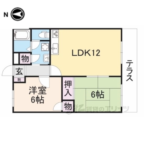 ヴェルデ夜苗２の間取り