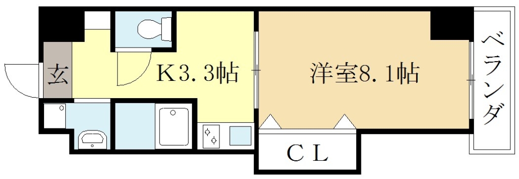 コルティーレＫ６の間取り