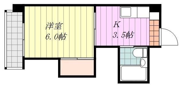 プレアール鉄砲町の間取り