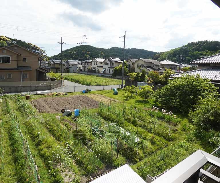 【京都市左京区岩倉幡枝町のアパートの眺望】