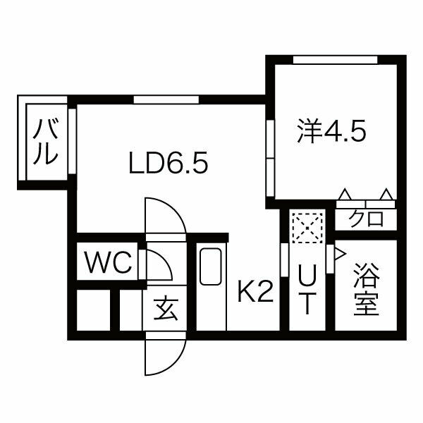 エンジェリックプレイス福住の間取り