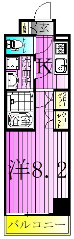 アーバンパーク亀有の間取り