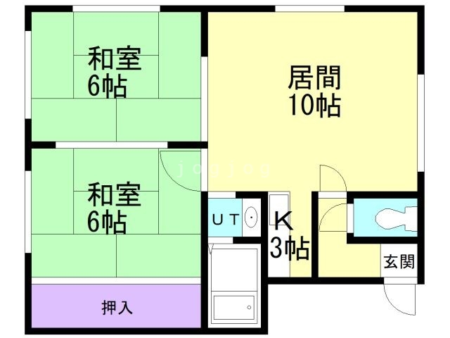 メゾンエステート真栄の間取り