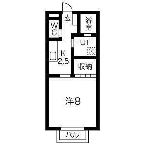 コリーヌBの間取り