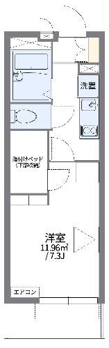 レオパレスファミリアＭＲＫの間取り